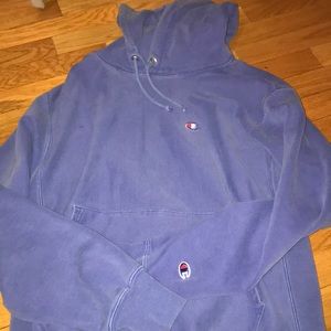 Reverse weave royal blue champion sweatshirt